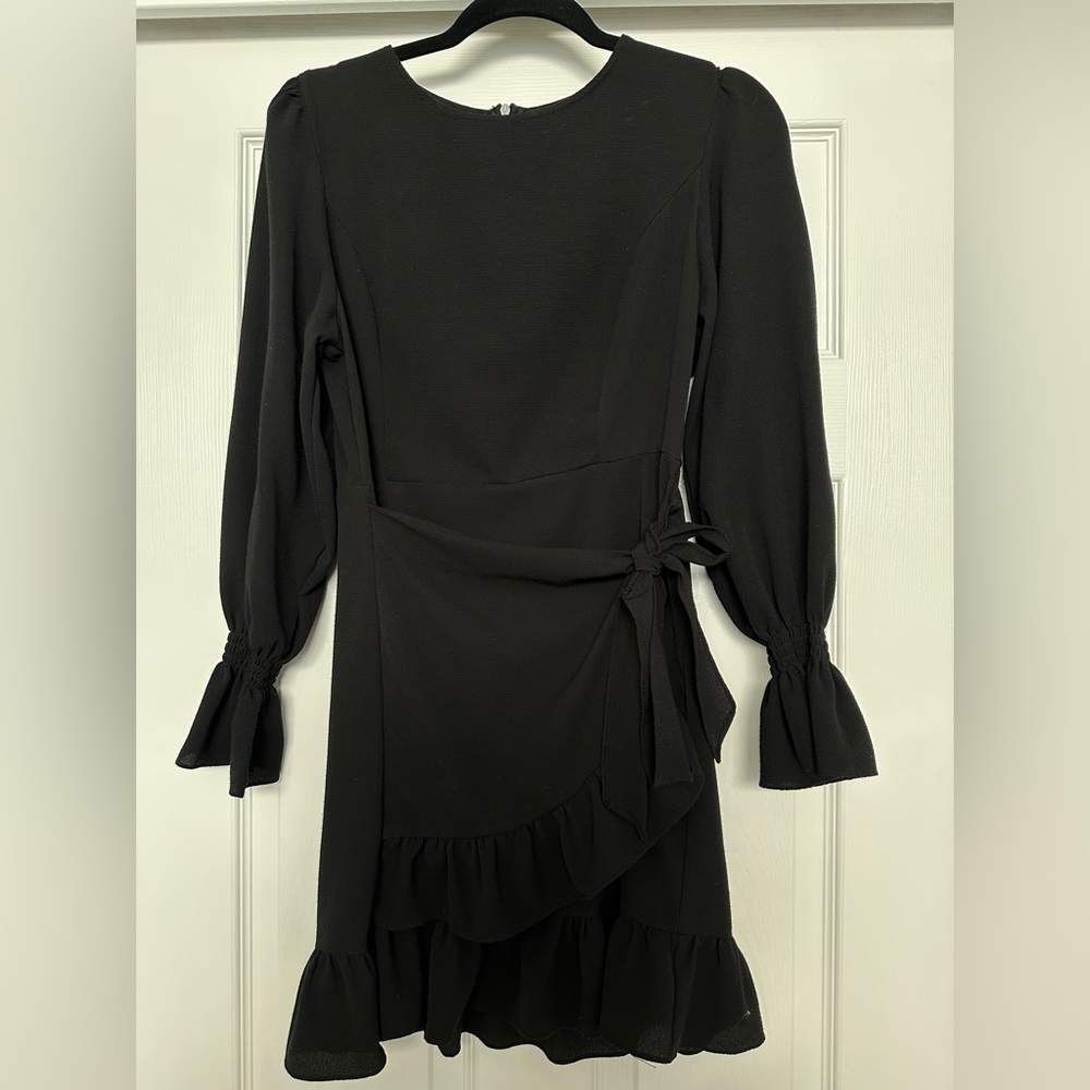 Black dress, worn multiple times